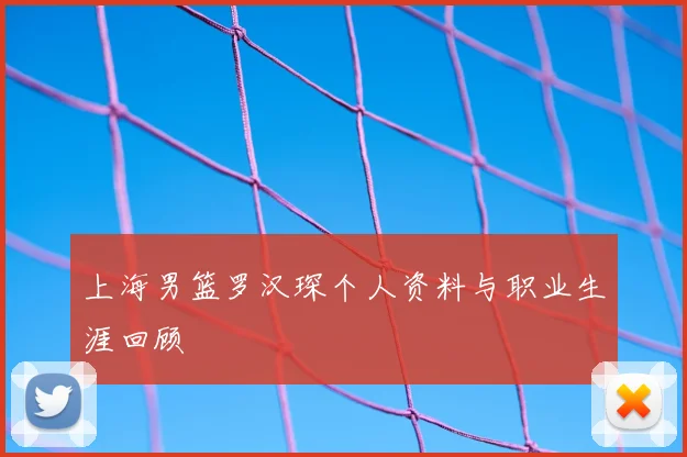 上海男篮罗汉琛个人资料与职业生涯回顾